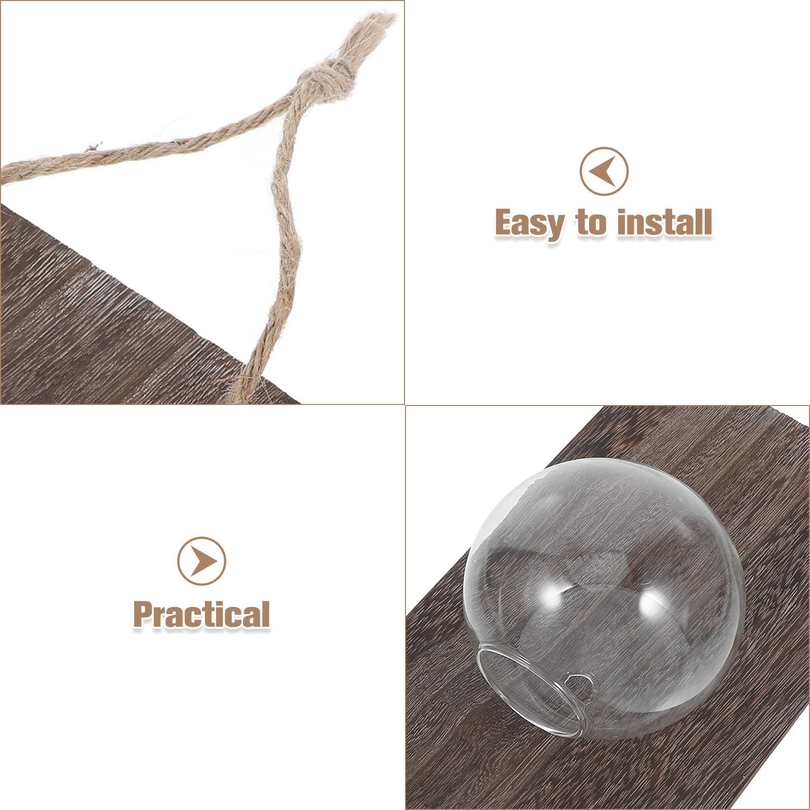Wall Mounted Glass Vase Hangin – Propagation Station Vase Bewertung und Preis