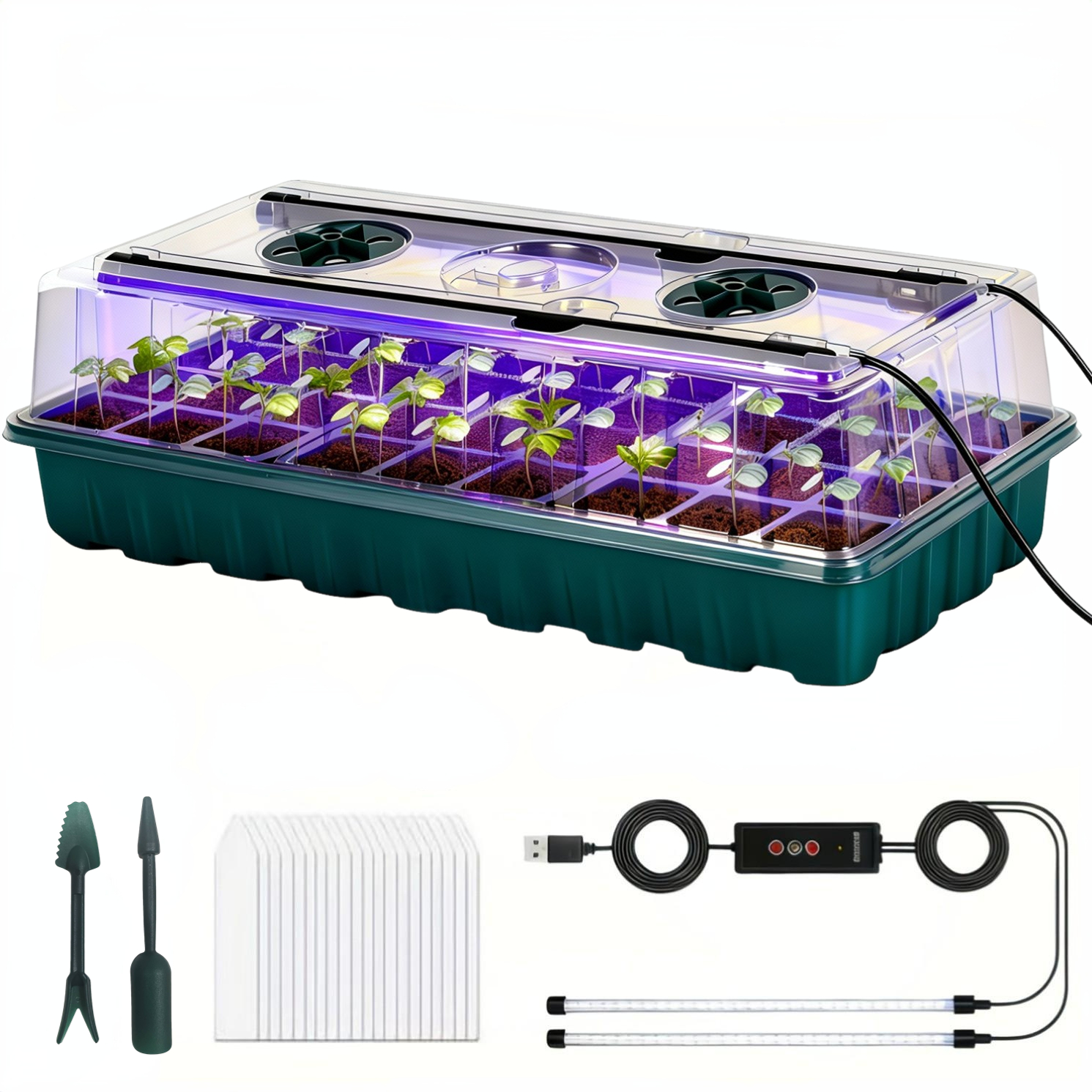 36-Cell Seed Starter Tray w/ G – Humidity Dome Kit Bewertung und Preis