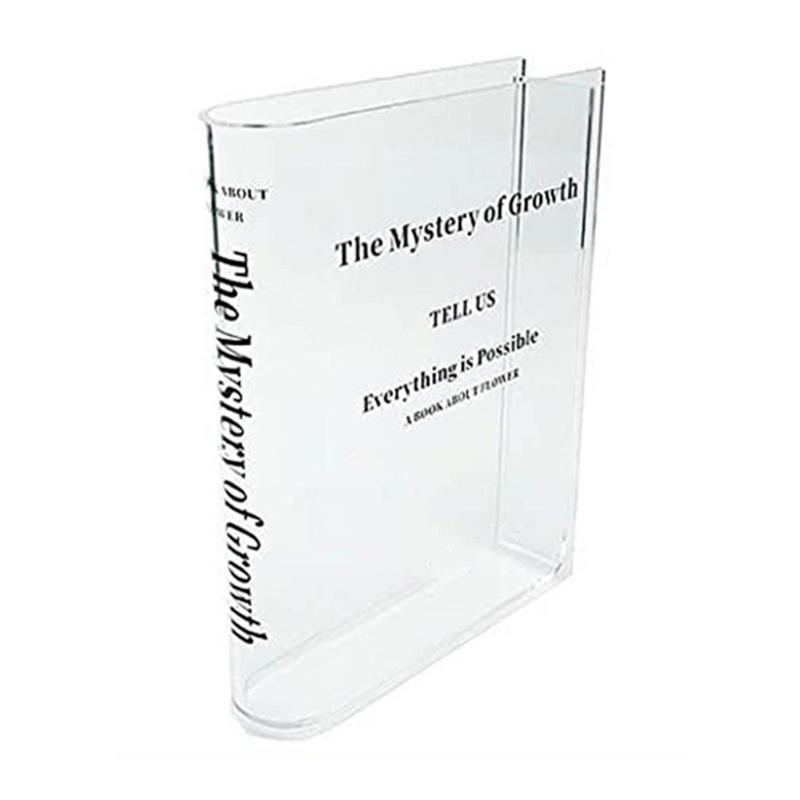 Clear Book Vase Aesthetic Acry – Propagation Station Vase Bewertung und Preis