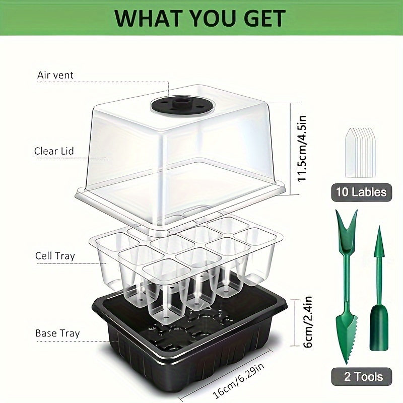 Seedling Starter Kit 1/2/3 Set – Humidity Dome Kit Bewertung und Preis