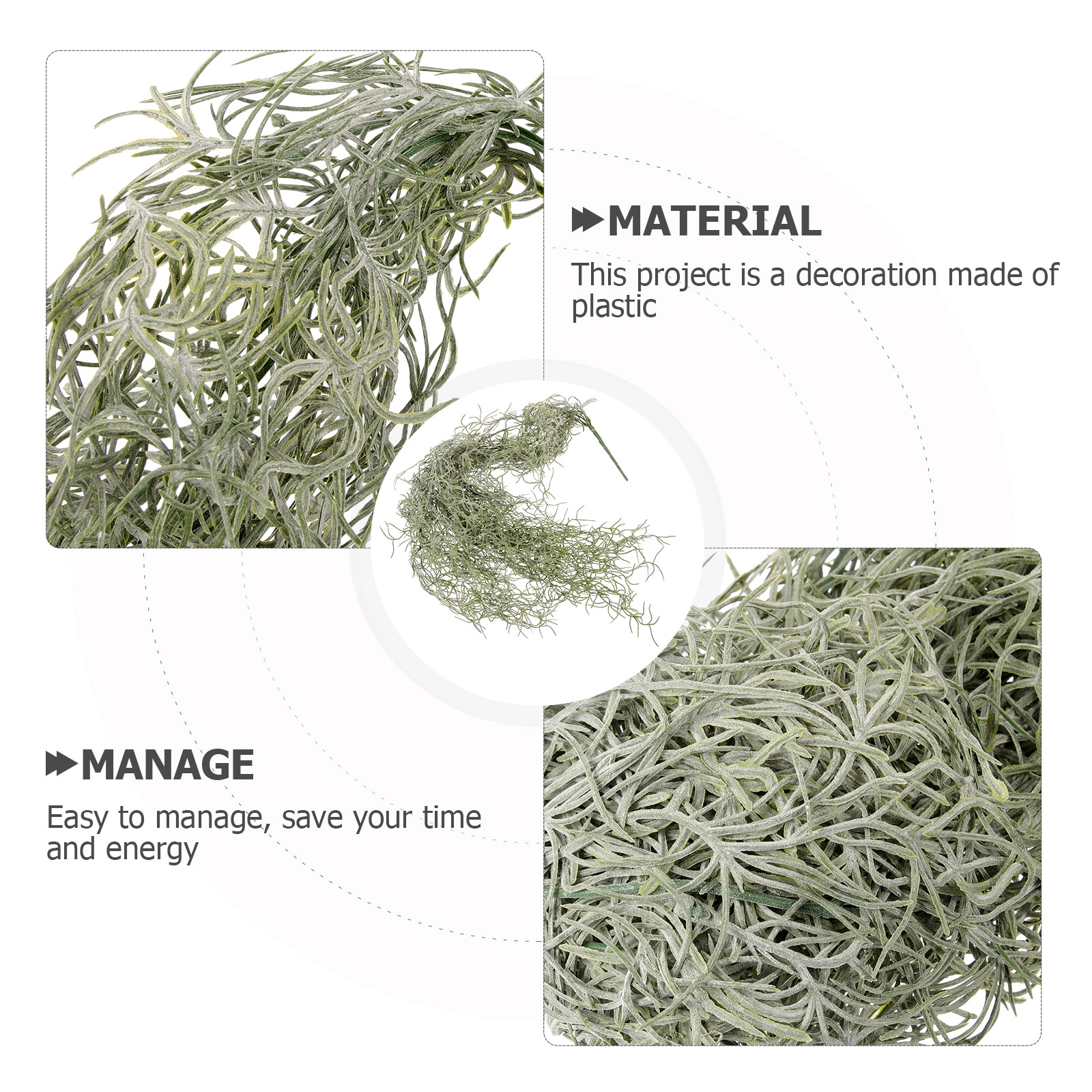 Hanging Decor Artificial Dried – Sphagnum Moss Dry Bewertung und Preis