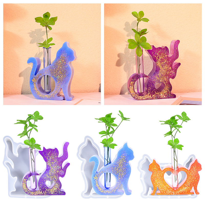 Cat Shaped Resin Molds Vase Si – Propagation Station Vase Bewertung und Preis