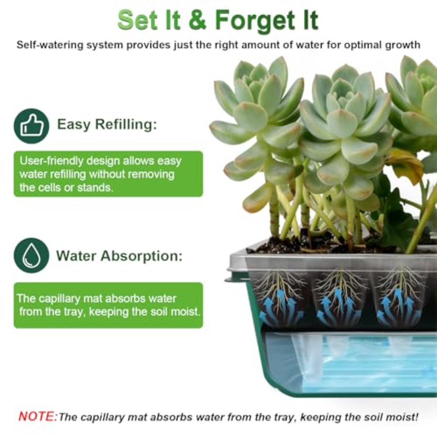 Seed Starter Tray with Grow Li – Humidity Dome Kit Bewertung und Preis