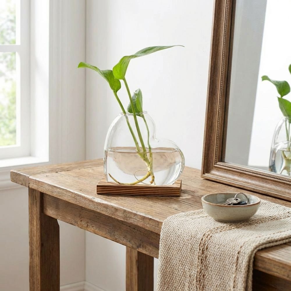 Transparent Hydroponic Glass V – Propagation Station Vase Bewertung und Preis